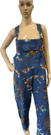 Tie Dye Bib Overalls - Magic Touch