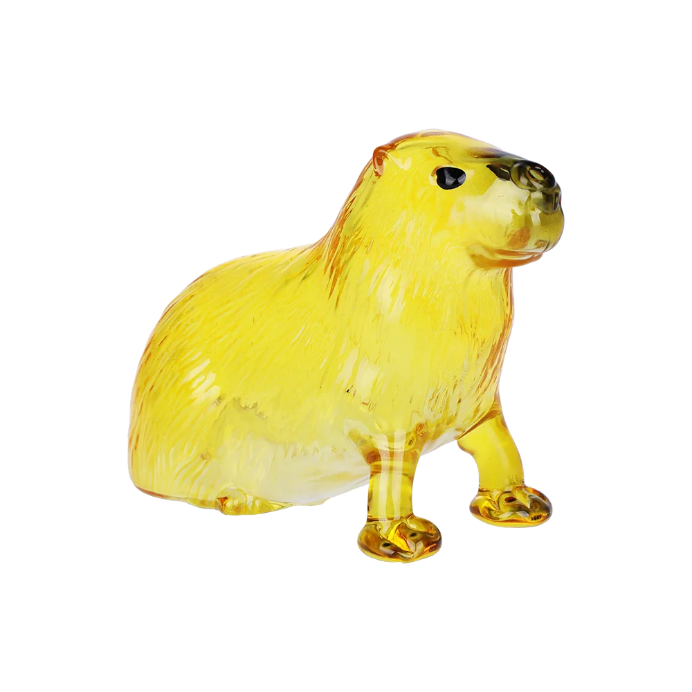 Capybara Glass Hand Pipe | 5" - New