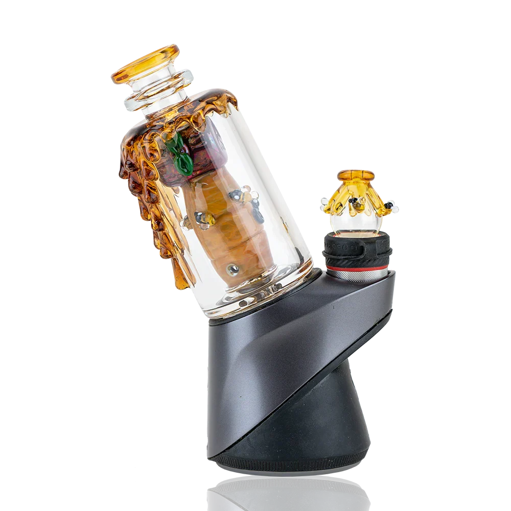 Empire Glass "Save The Bees" Peak Top + Carb Cap - Medusa Distribution LLC