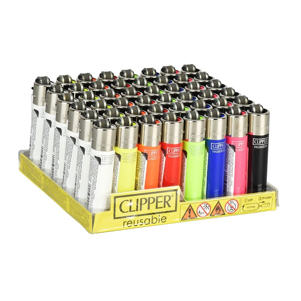 Clipper Lighter | Micro | Assorted Colors | 48ct Display - New