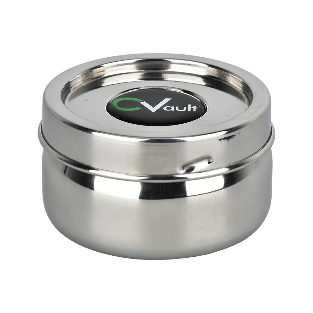 CVault "Twist" Stainless Steel Storage Container with Boveda Pack | 14g - New