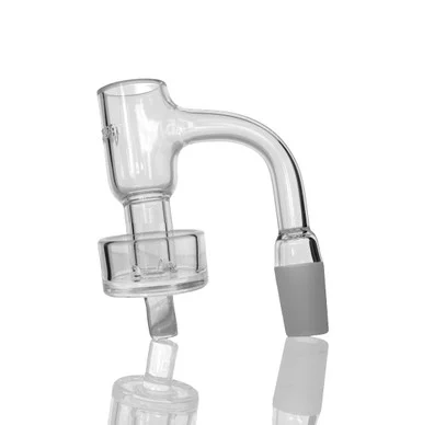 Terp Slurper Enail Banger Full Weld 14mm Male 90 Degree 30mm Dia Bottom - VapeBrat