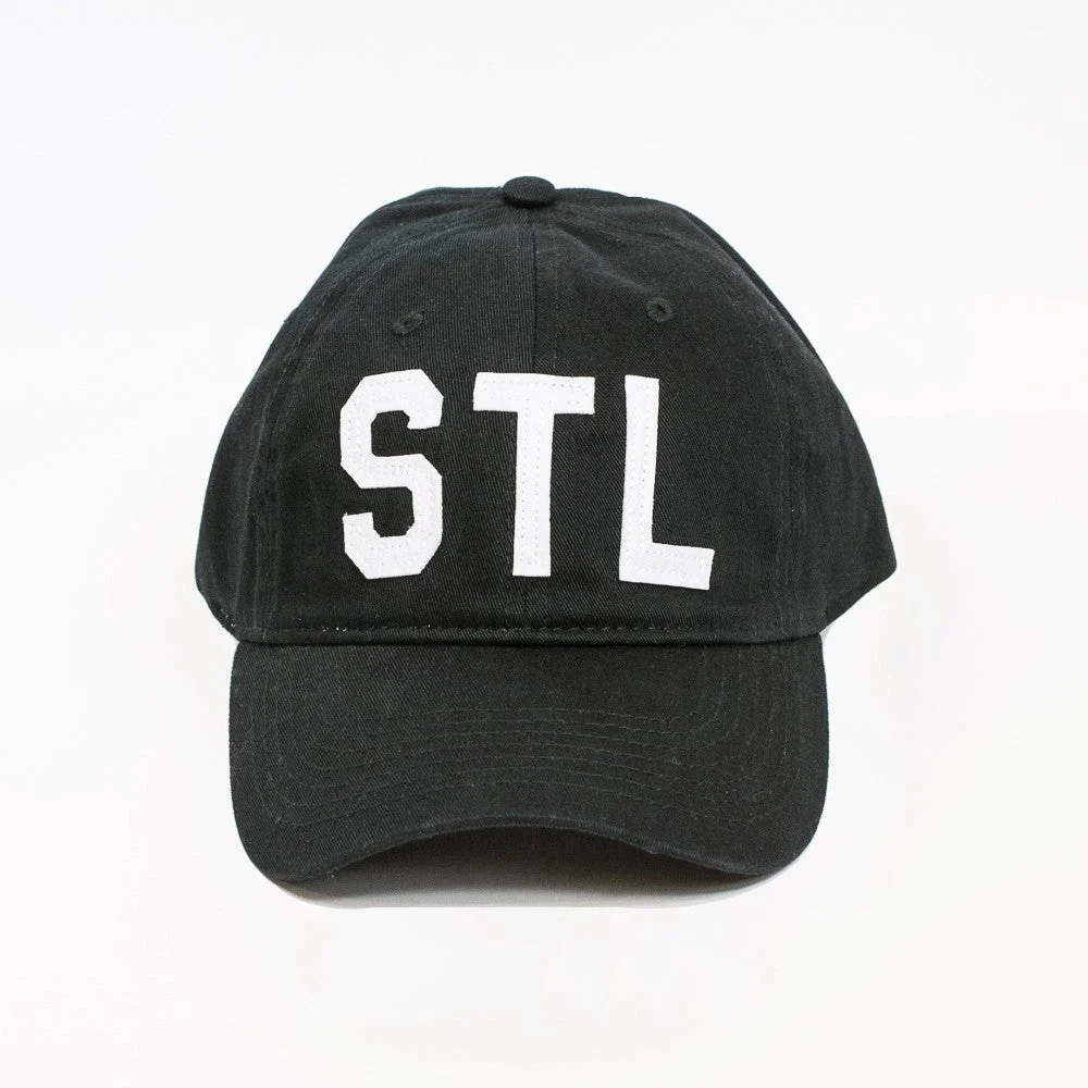 St. Louis "STL" Collegiate Dad Hat – Classic Black - Aviate Brand