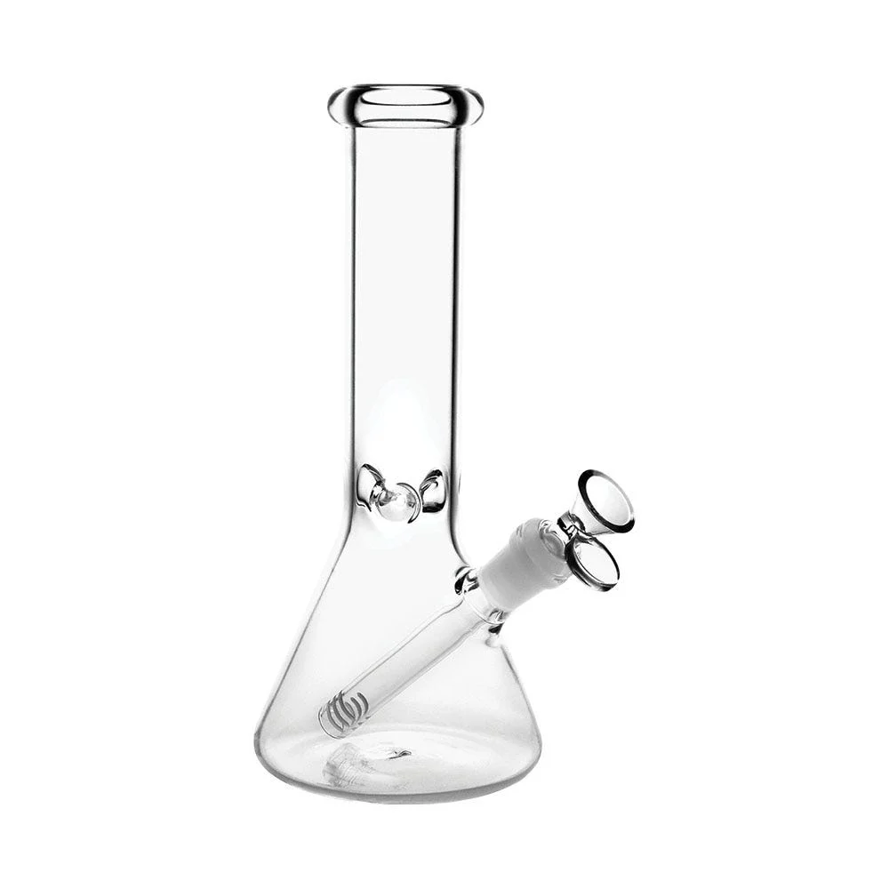 Elementary Glass Beaker Water Pipe | 10" | 14mm F - New