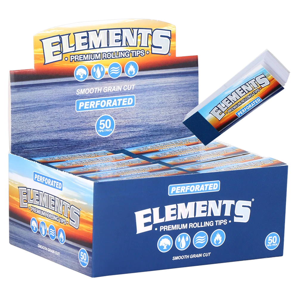 Elements Perforated Paper Tips | 50ct Display - New