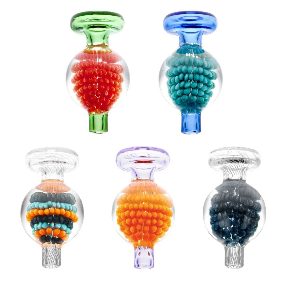 Encased Blackberry Bubble Carb Cap | 27mm | Colors Vary - New