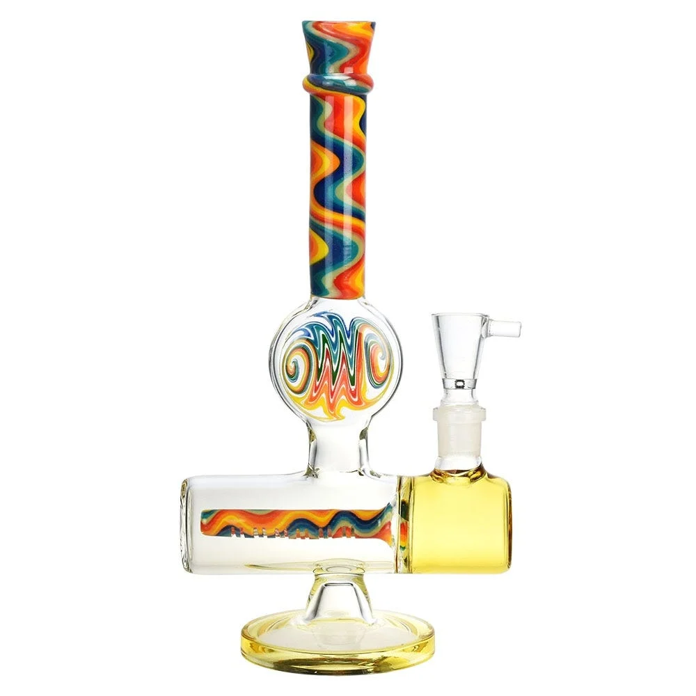 Endless Rainbow Inline Perc Glass Water Pipe | 9" | 14mm F - New