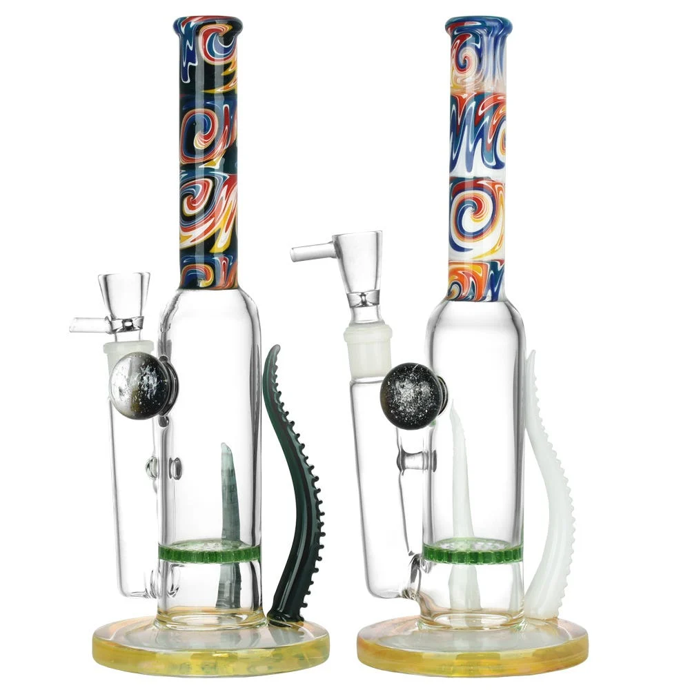 Galaxy Kraken Glass Water Pipe | 9.75" | 14mm F | Colors Vary - New