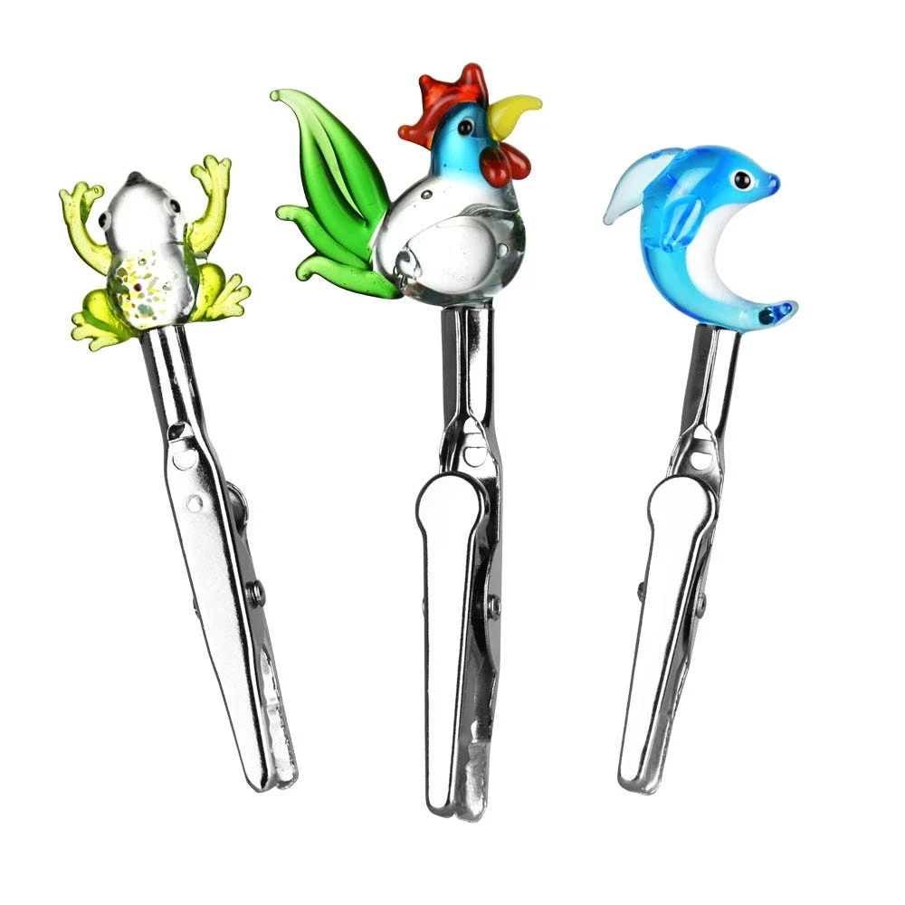 Glass Memo Clips | Assorted Styles | 50ct Bundle - New