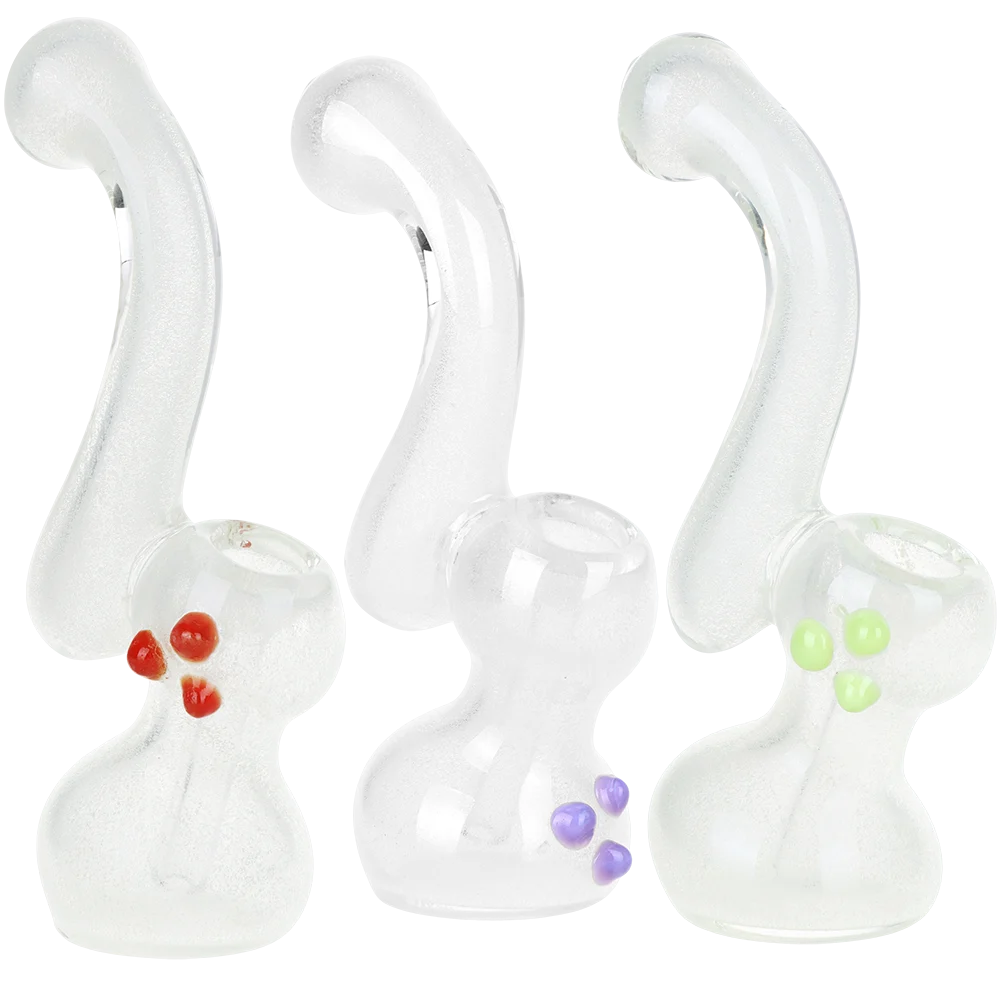 Glow Glass Sherlock Bubbler | 5" | Colors Vary - New