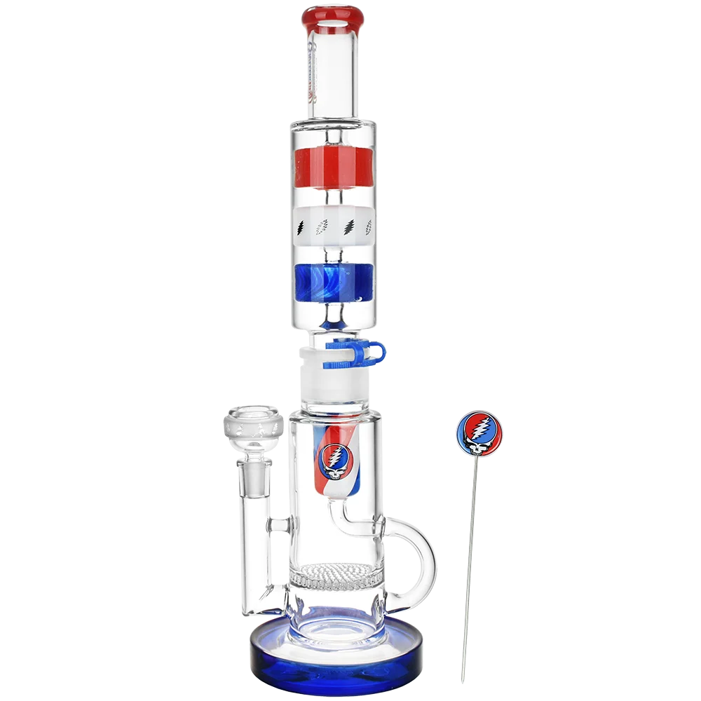 Grateful Dead x Pulsar Cool It Down Glycerin Water Pipe Kit | 16.5" | 14mm F - New
