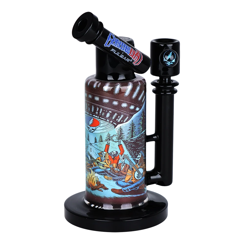 The Grateful Dead x Pulsar Inside Print Glass Water Pipe | Close Encounters | 8.5" | 14mm F - New