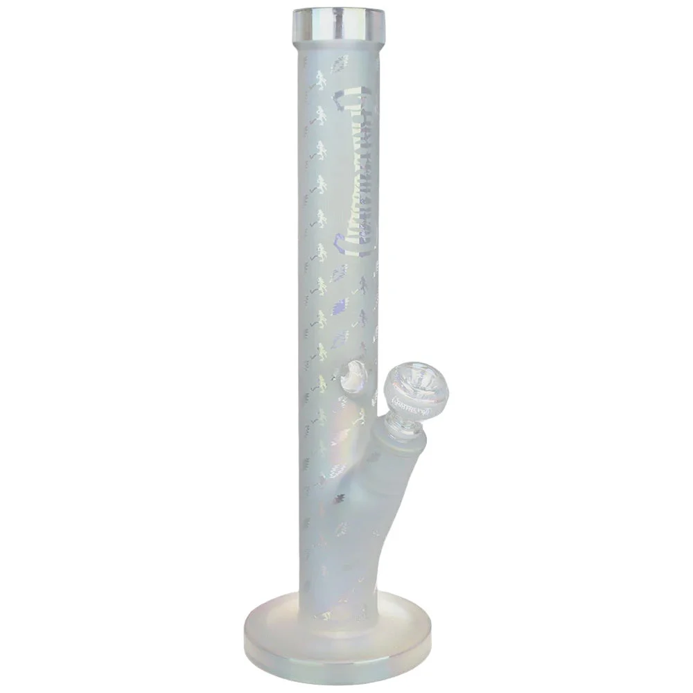 Pulsar x Grateful Dead 16" Bolts And Skellies Straight Water Pipe SALE - All Fun Gifts