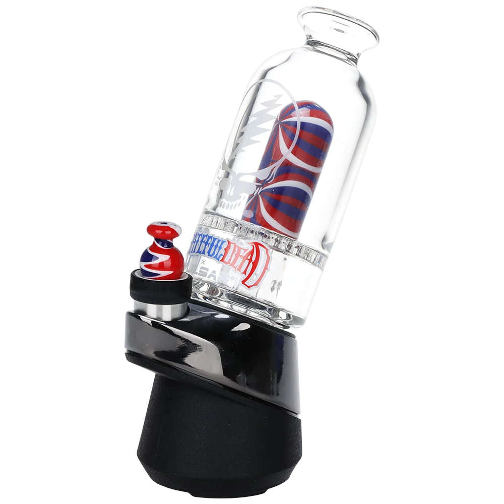 Grateful Dead x Pulsar Sandblast Stealie Attachment Set for Puffco Peak & Peak Pro | 6" - New