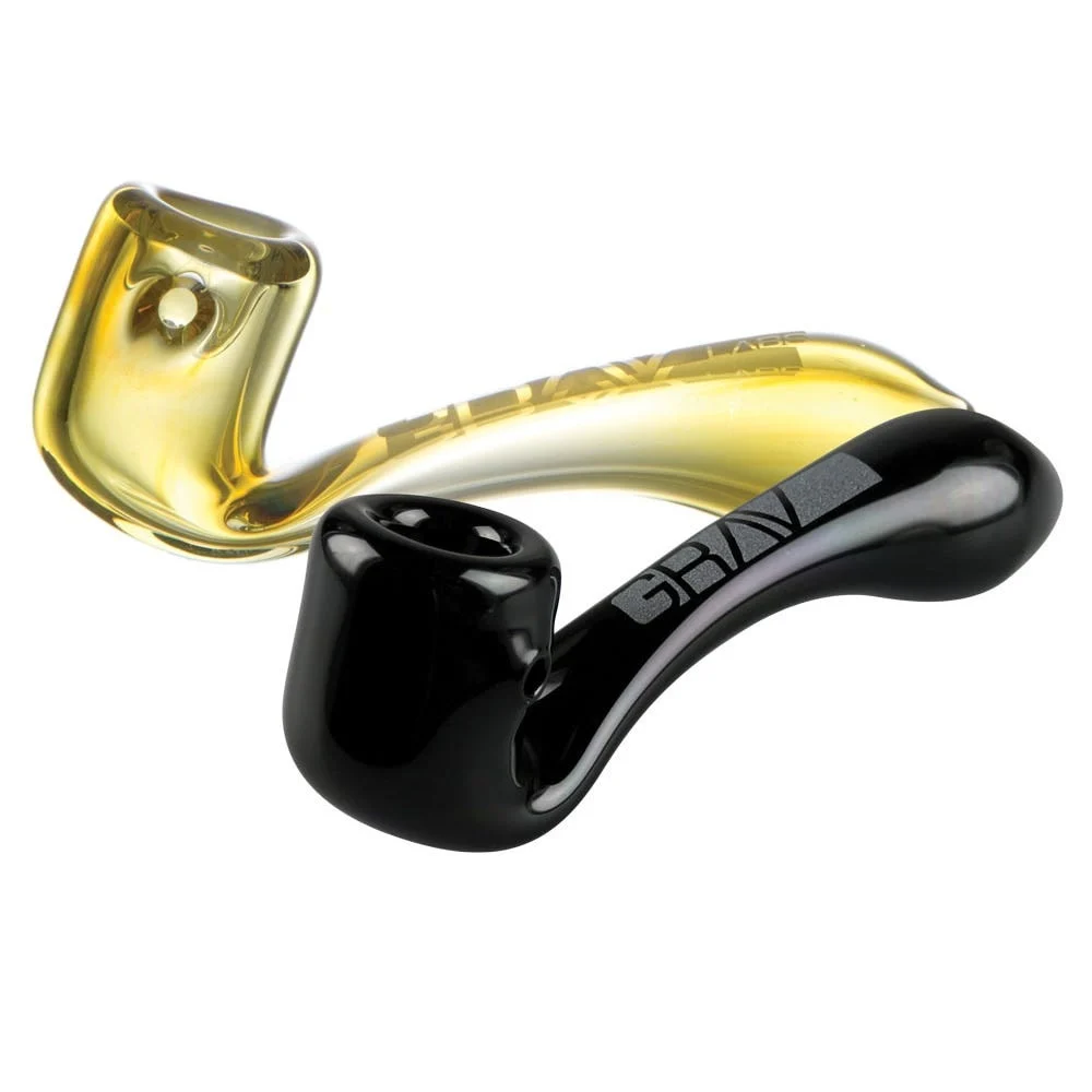 GRAV Standard Glass Sherlock Pipe | 6" | Colors Vary - New