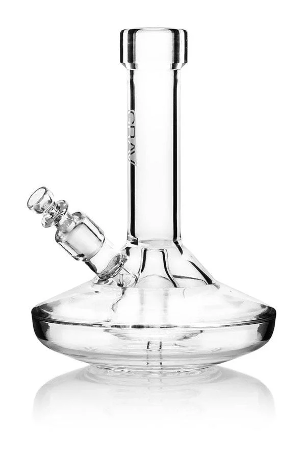 GRAV Wide Base Glass Water Pipe | 8" | 14mm F - New