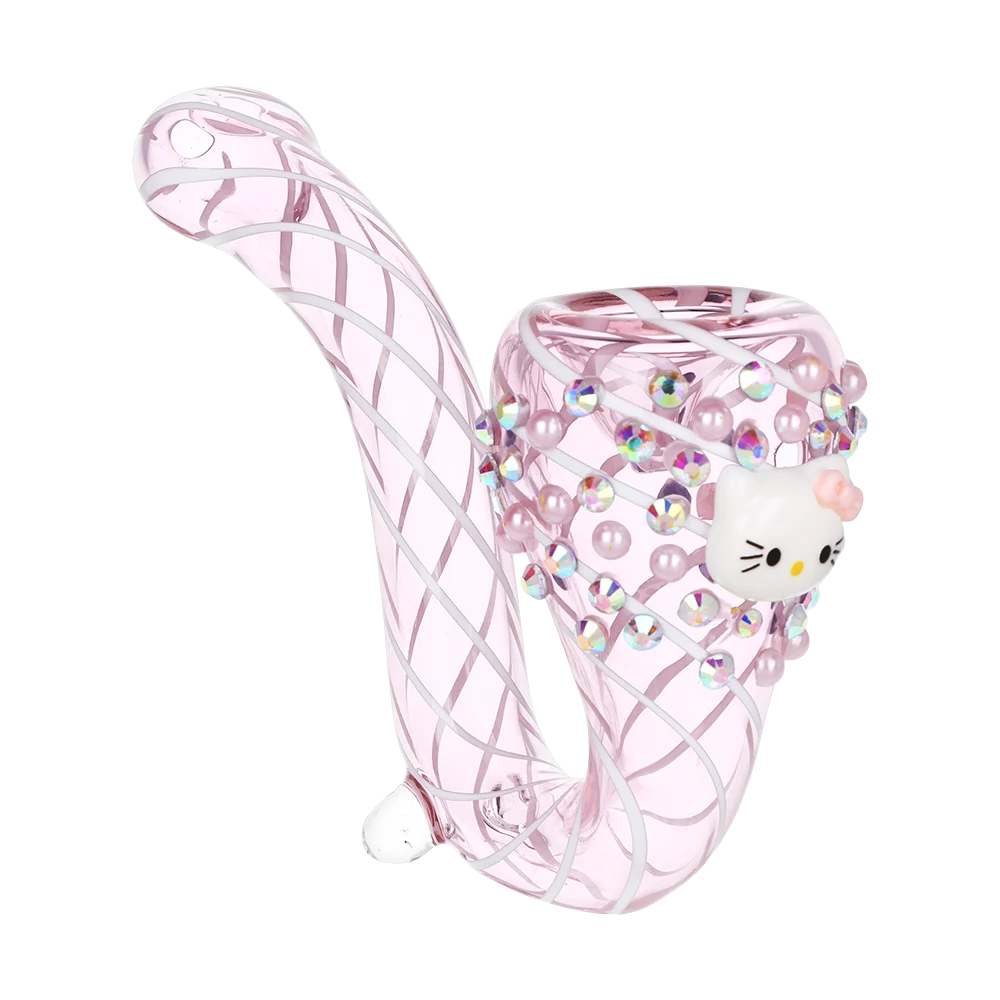 Greetings Kitty Glass Sherlock Pipe | 5.25" - New
