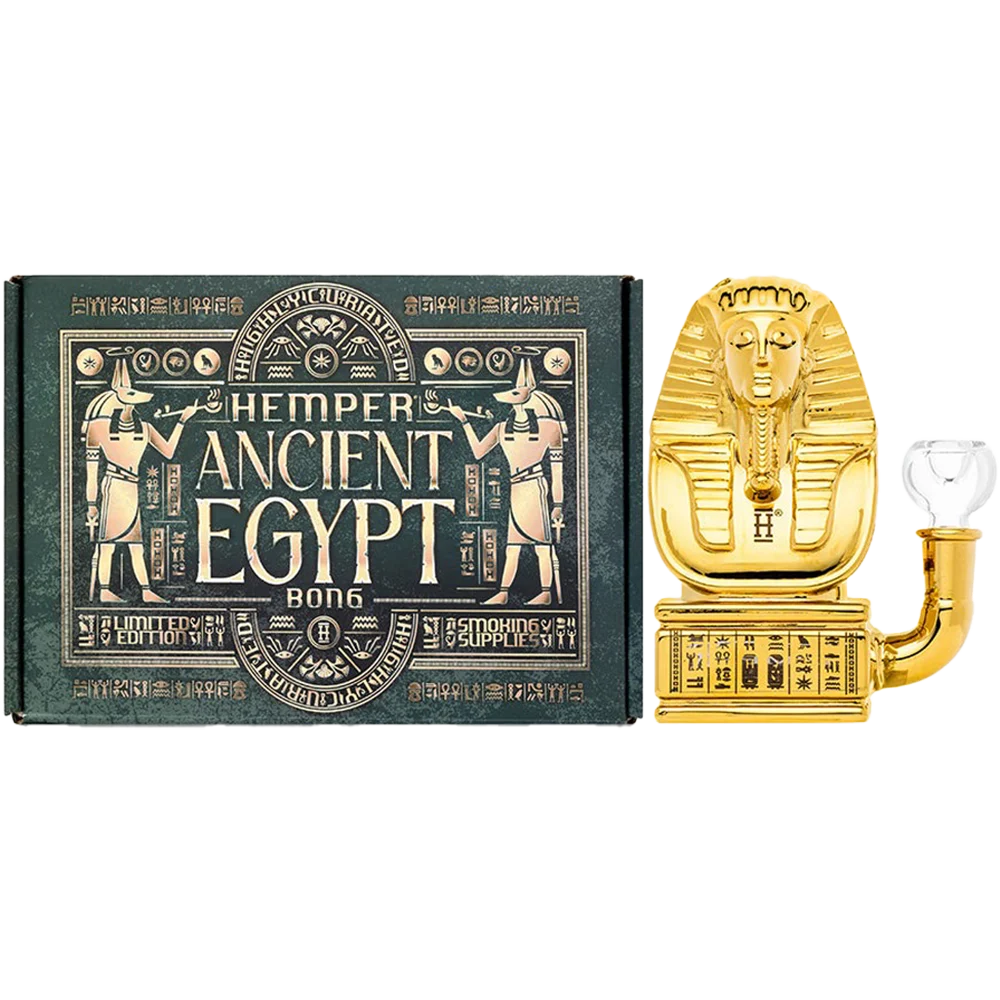 Hemper Ancient Egypt Glass Water Pipe | 5.7" | 14mm F - New