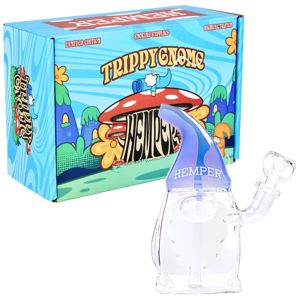 Hemper Gnome Glass Water Pipe | 6.25" | 14mm F - New