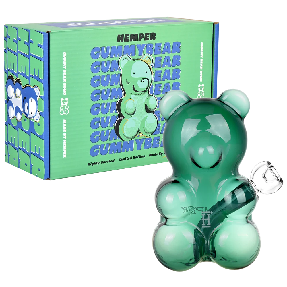 Hemper Gummy Bear Glass Water Pipe | 6.5" | 14mm F - New