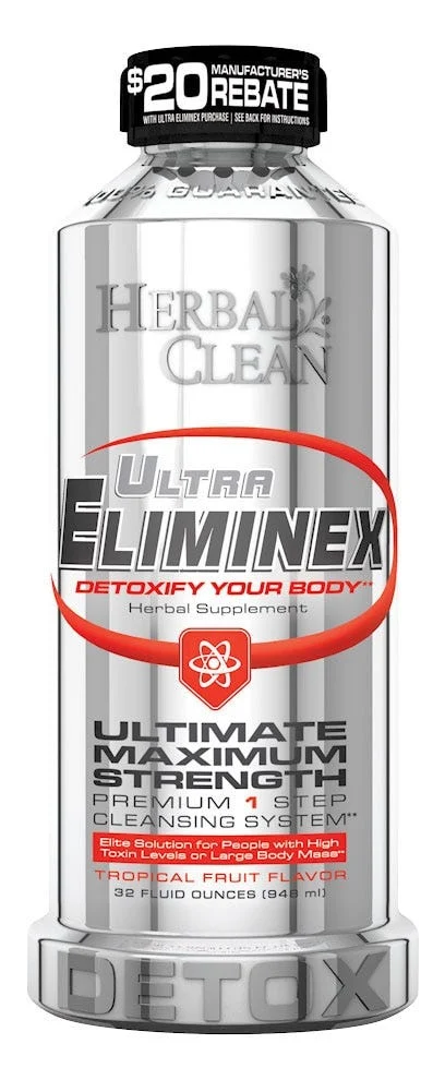 Herbal Clean Ultra Eliminex Detox Drink | Tropical | 32oz - New