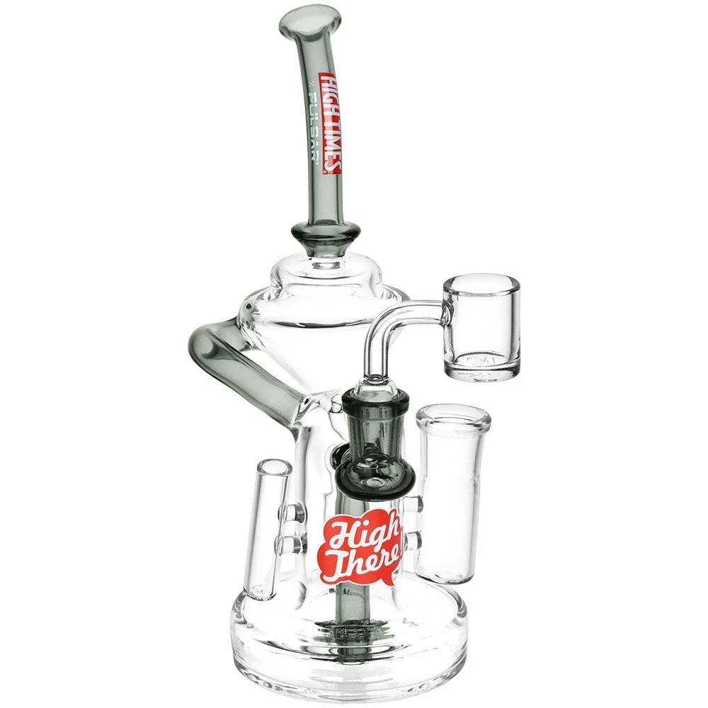 High Times® x Pulsar High There! All in One Glass Dab Station | 9" | 14mm F - New