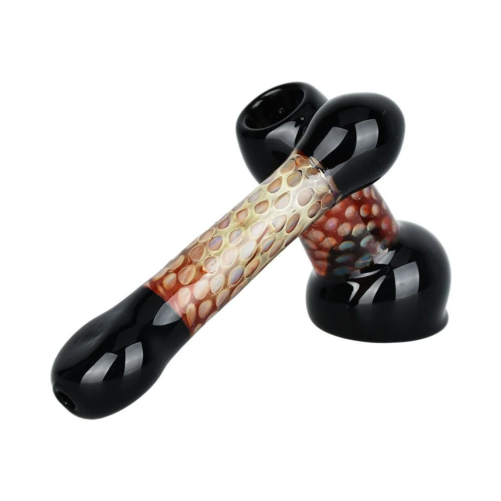 Honeycomb Hype Sidecar Bubbler Pipe | 5" | Black - New