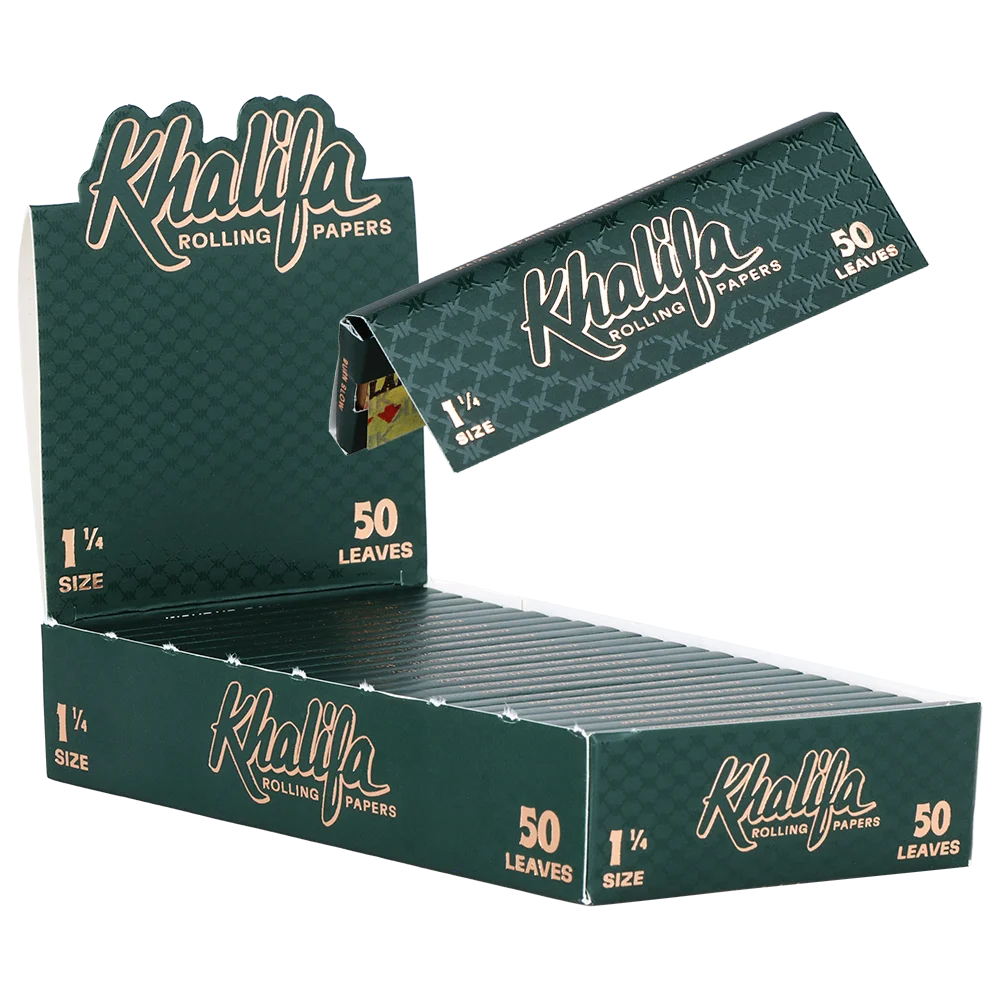 Khalifa Rolling Papers | 1 1/4 | 50pc | 24pk Display - New