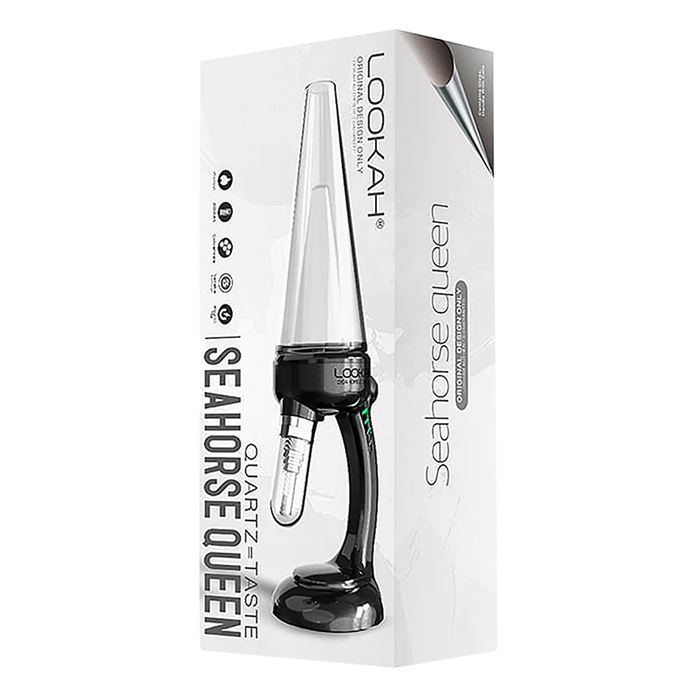 Lookah Seahorse Queen Electric Dab Rig | Black | 800mAh - New
