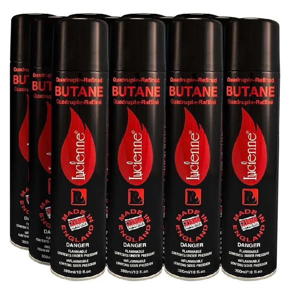 Lucienne Supreme Quality Butane | 4x Refined | 300mL | 72ct Full Case - New