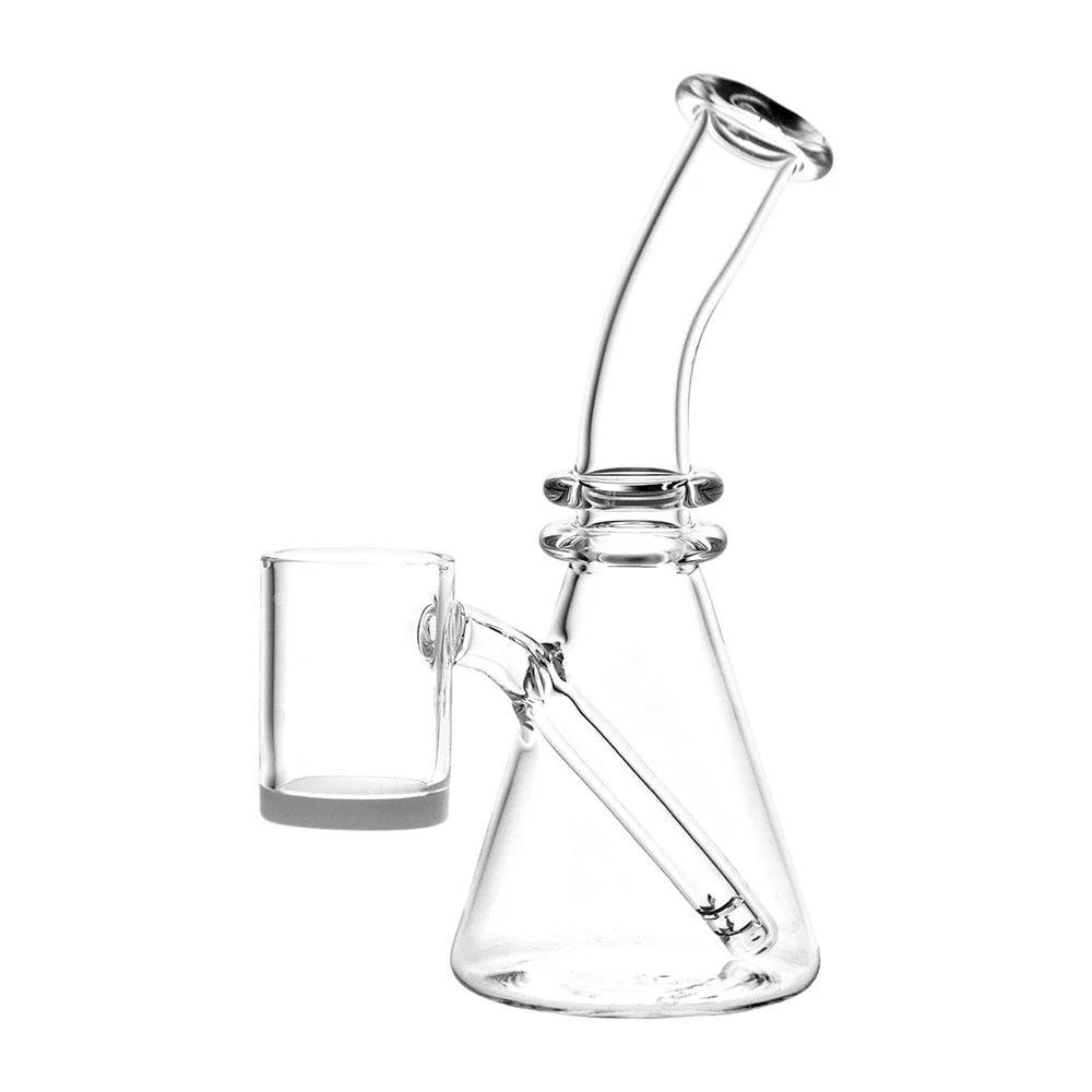 Mini All-In-One Quartz Dab Rig | 5" | Opaque Bottom Banger