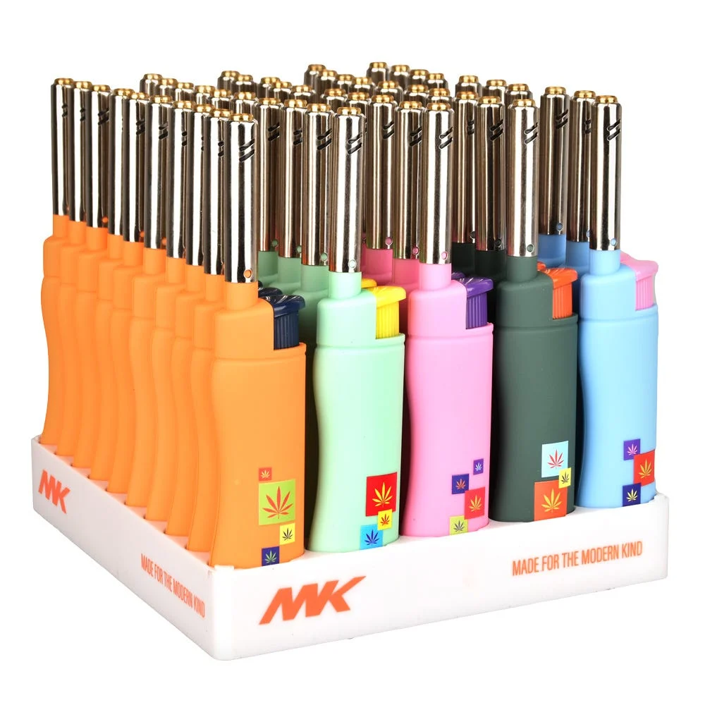 MK Lighter Cultivate Series Range Mini Utility Lighter | Pop | Assorted Colors | 50ct Display - New