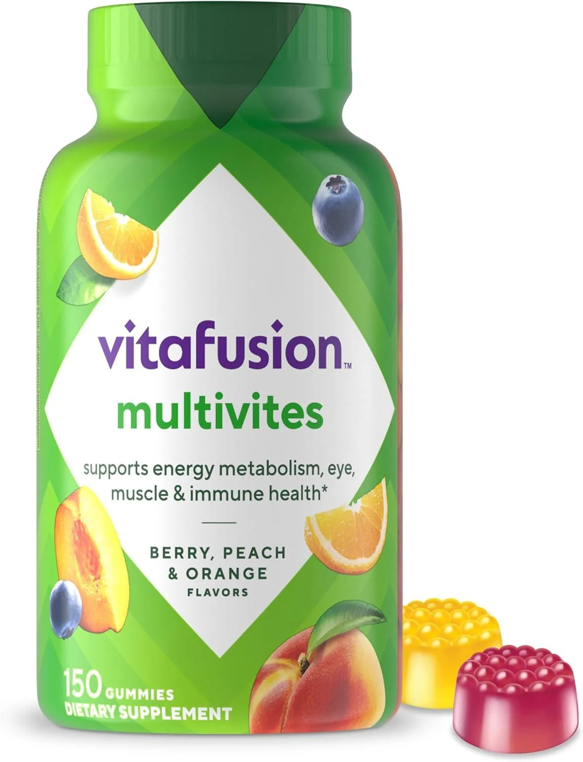 Vitafusion MultiVites Gummy Vitamins 150ct 150 Count (Pack of 1) Regular