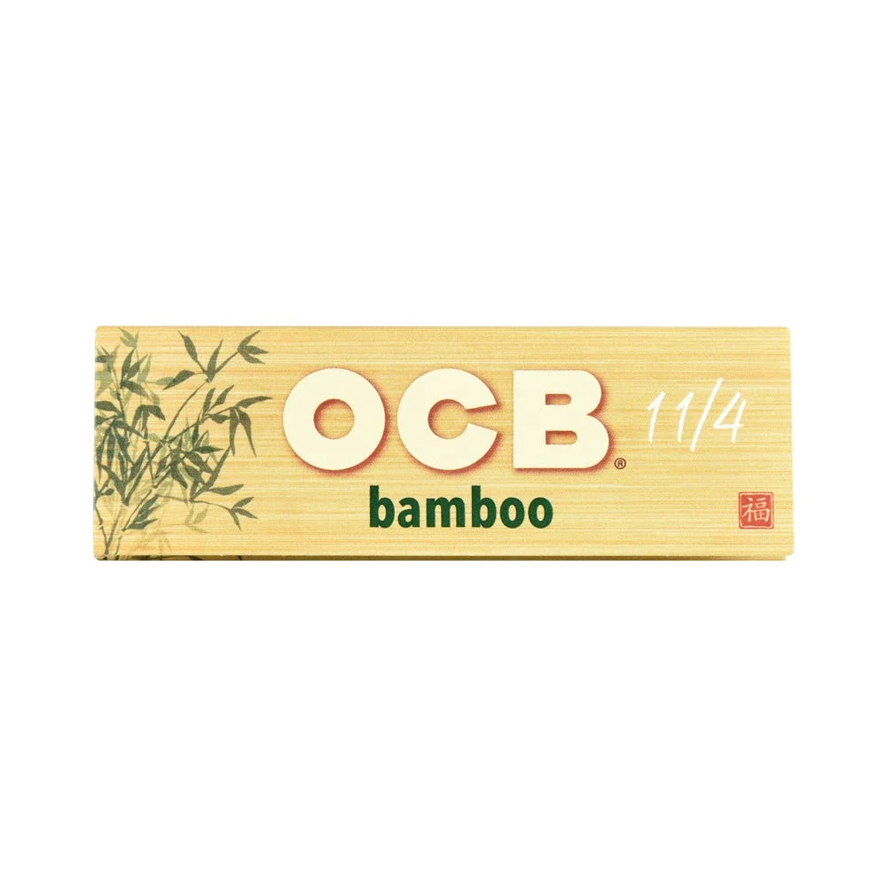 OCB Bamboo Rolling Papers | 1 1/4 | 24pk Display - New