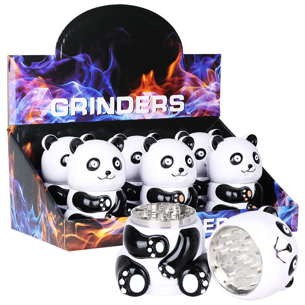 Panda Grinder | 4pc | 3" | 6ct Display - New
