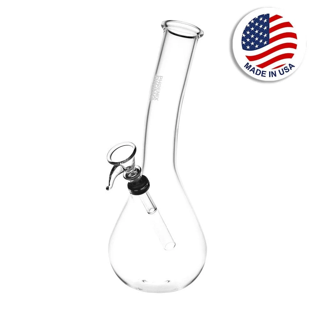 Phoenix Rising Leaning Tower of Beaker Water Pipe | 9.5" - New