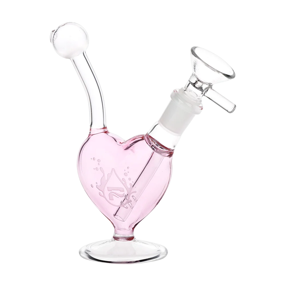 Pulsar Big Heart Glass Water Pipe | 5.5" | 14mm F - New