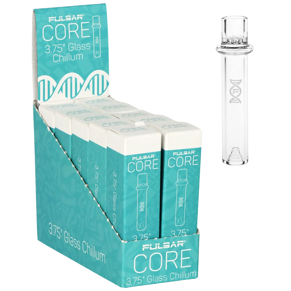 Pulsar CORE Glass Chillum | 3.75" | 10ct Display - New