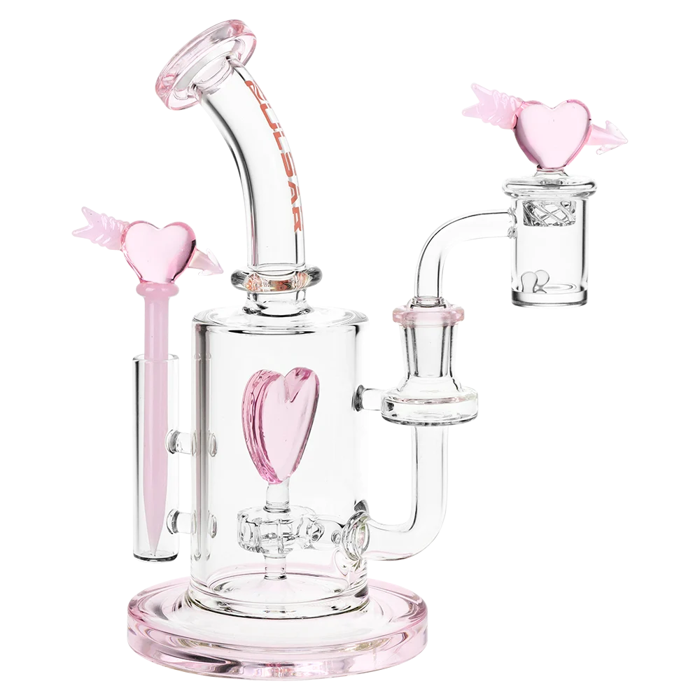 Pulsar Cupid Glass Dab Rig Set | 8.25" | 14mm F - New