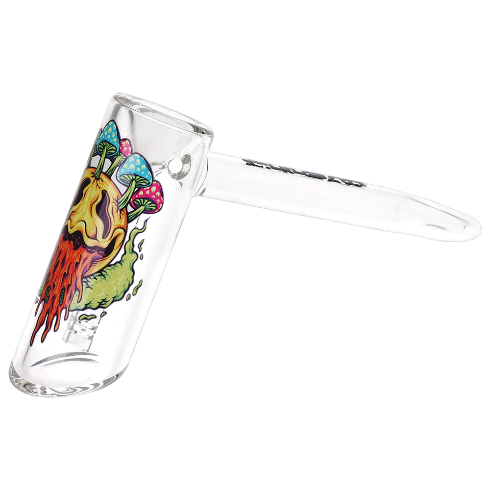 Pulsar Design Series Hammer Glass Bubbler | Shroom Face | 8" - New