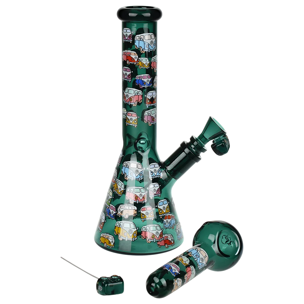 Pulsar Greatest Hits Series Glow Herb Pipe Duo | V-Dubz | 10" | 14mm F