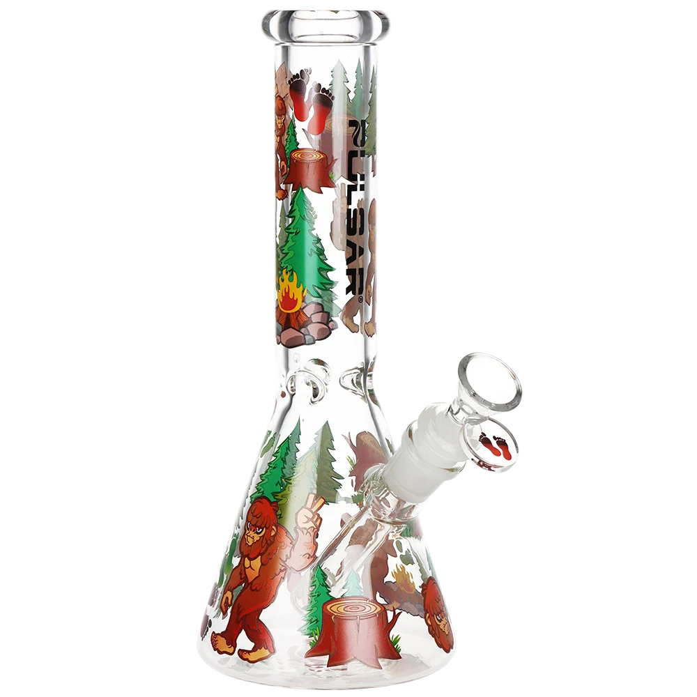 Pulsar Grumpy Bigfoot Beaker Glass Water Pipe | 10" | 14mm F - New