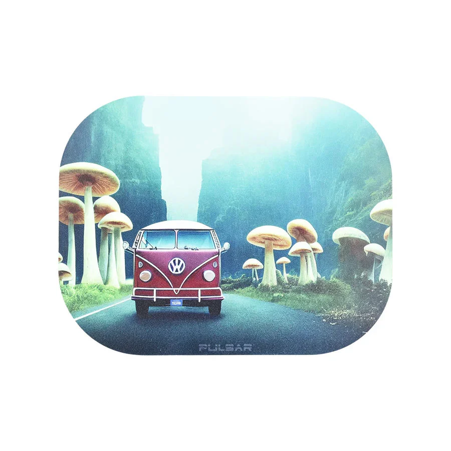 Pulsar Camper Van Shroom Mini Metal Rolling Tray with Lid - All Fun Gifts