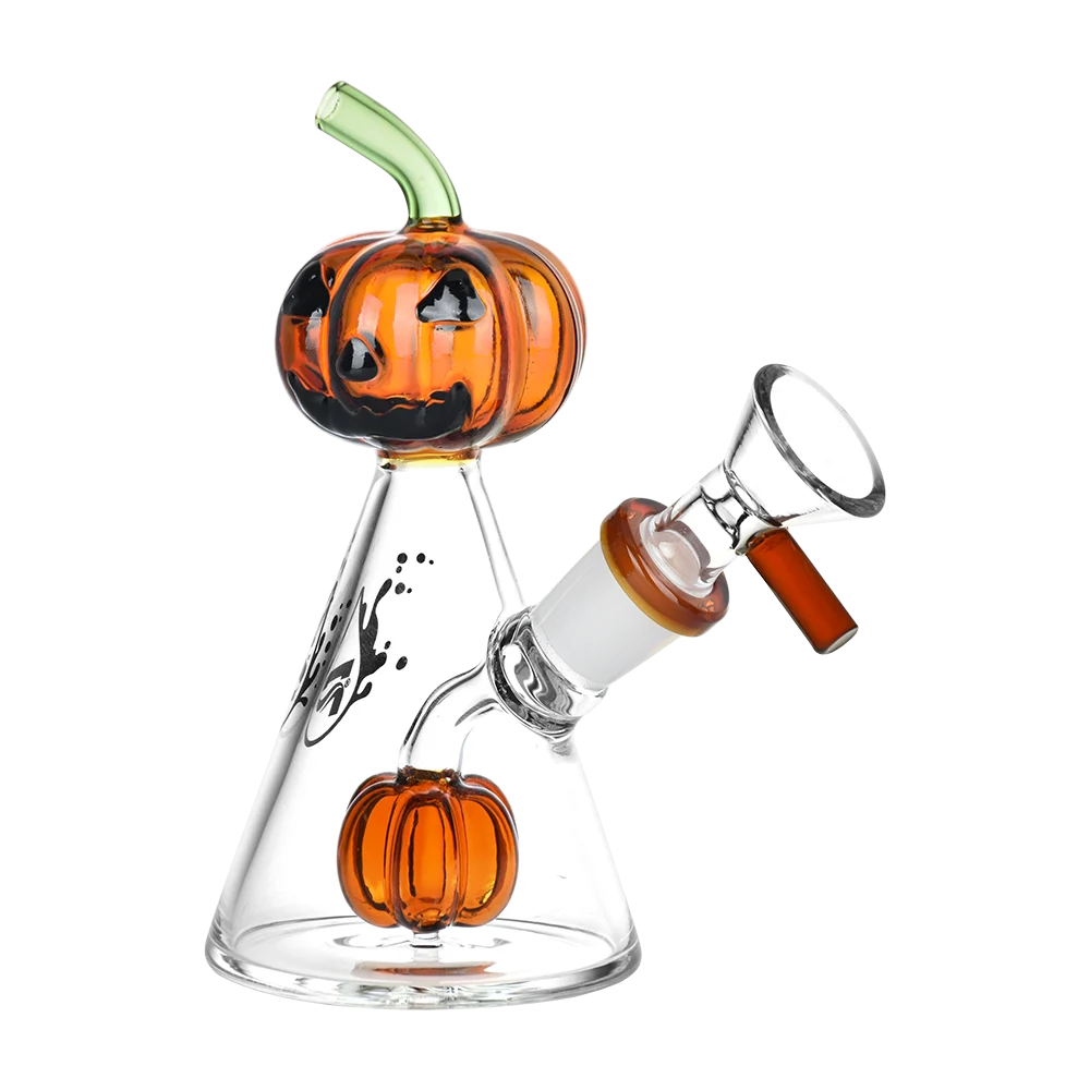 Pulsar Pleasant Pumpkin Pal Glass Dab Rig | 5.25" | 14mm F - New