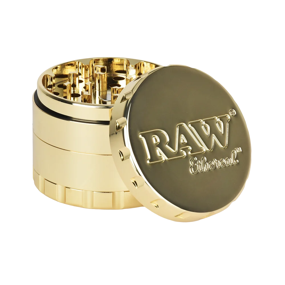 RAW Ethereal Gold-Plated Stainless Steel Grinder | 4pc | 2.75"