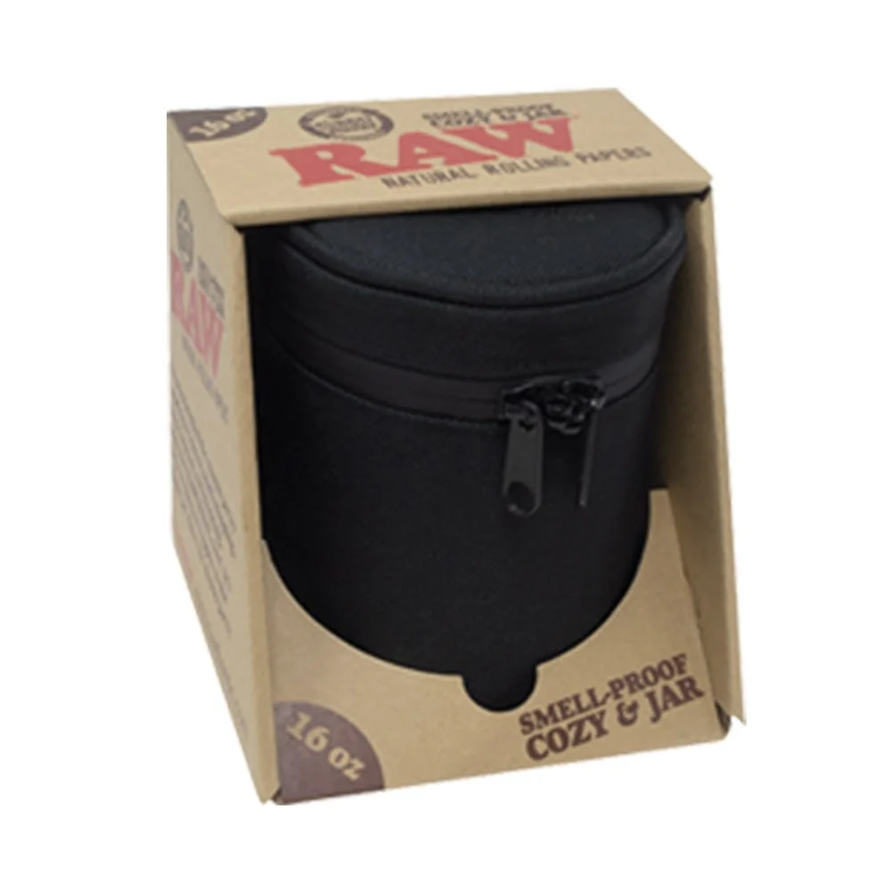 RAW Smell-Proof Jar & Cozy with Built-in Combination Lock | 16oz