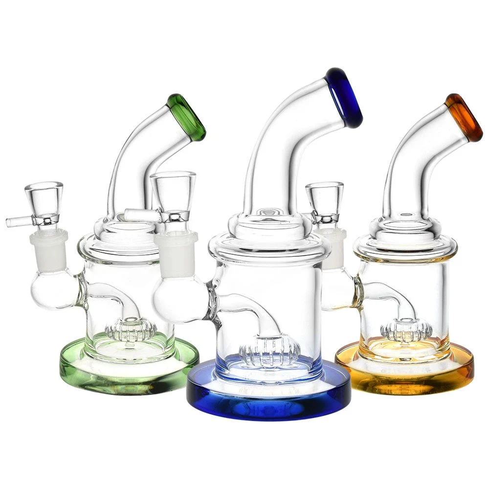 Rippin' Rascal Glass Water Pipe | 6" | 14mm F | Colors Vary - New