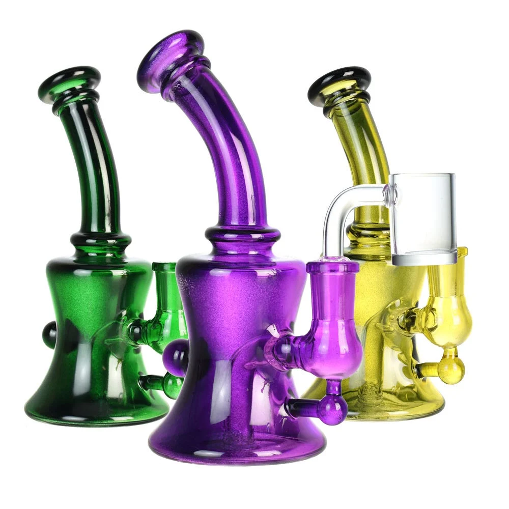 Science of Color Glass Dab Rig | 6.5" | 14mm F | Colors Vary - New