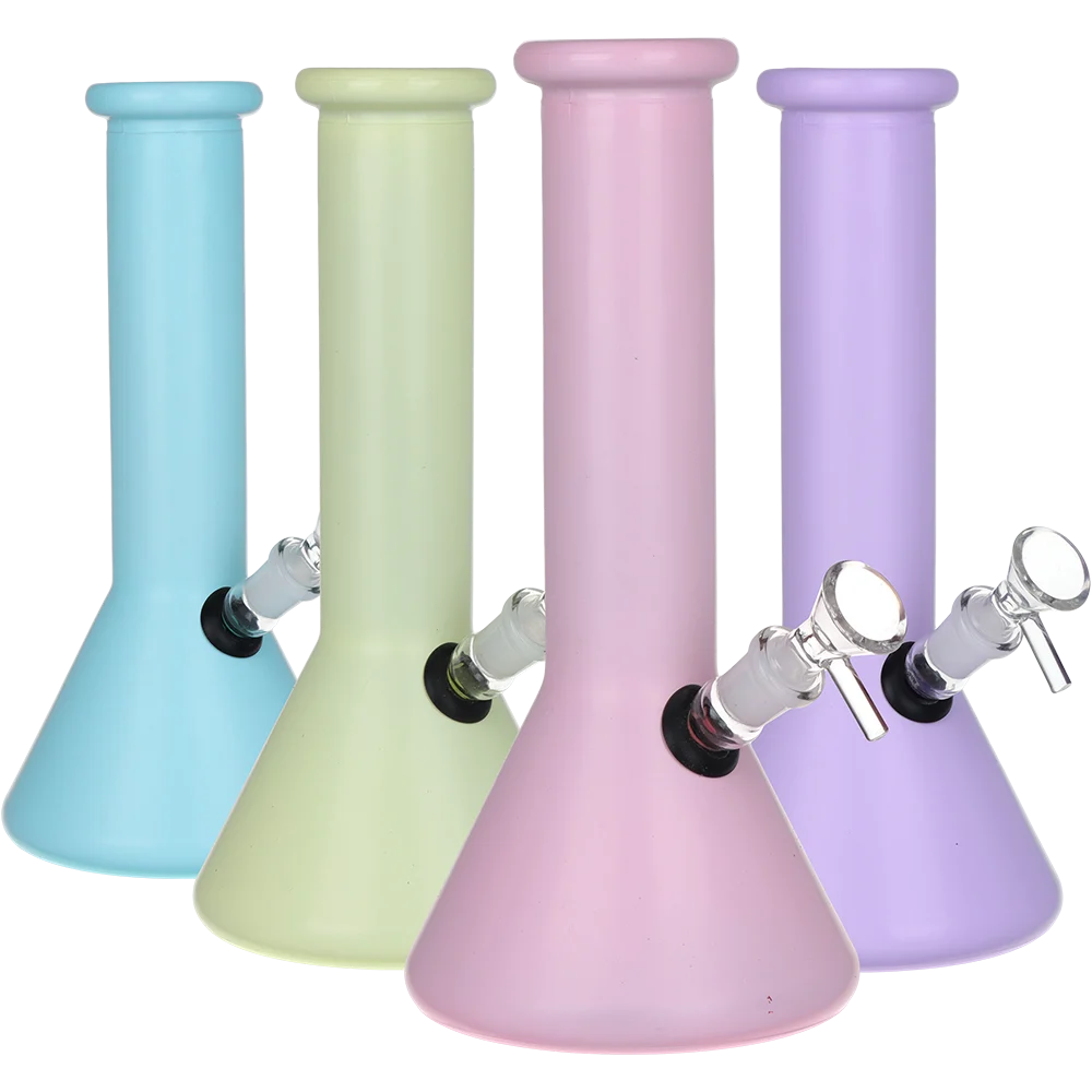 SeshGear Pastel Beaker Glass Water Pipe | 9.75" | 14mm F | Colors Vary - New