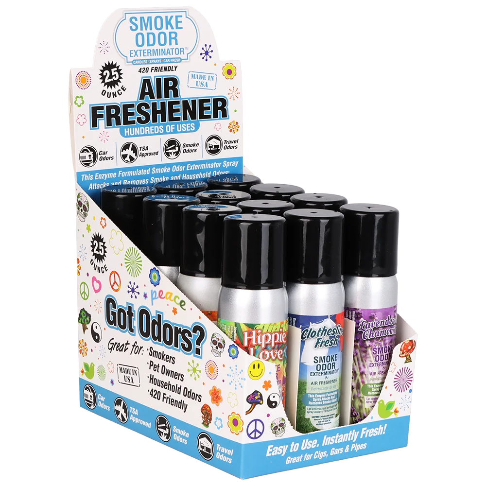 Smoke Odor Exterminator Mini Spray | 2.5oz | 12ct Display - New